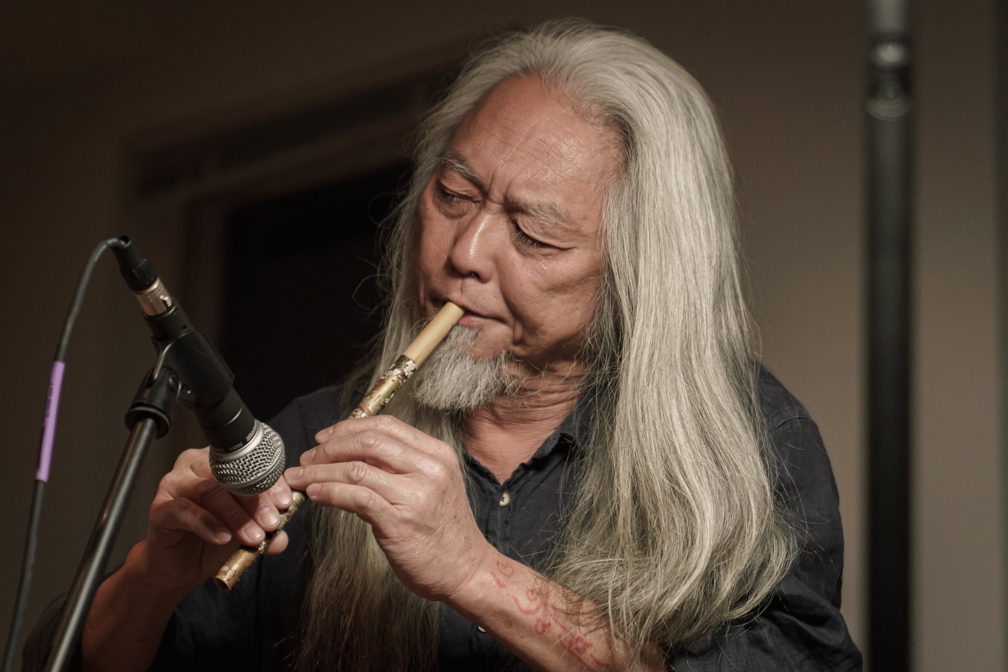 Olivier Cong on flute