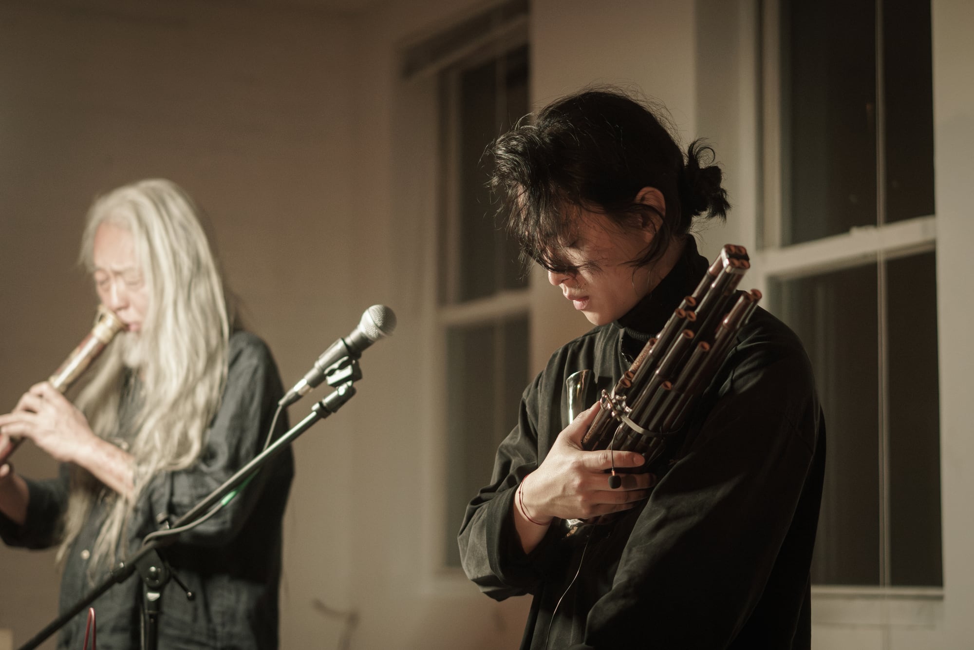 Olivier Cong and Nursalim Yadi Anugerah on sheng