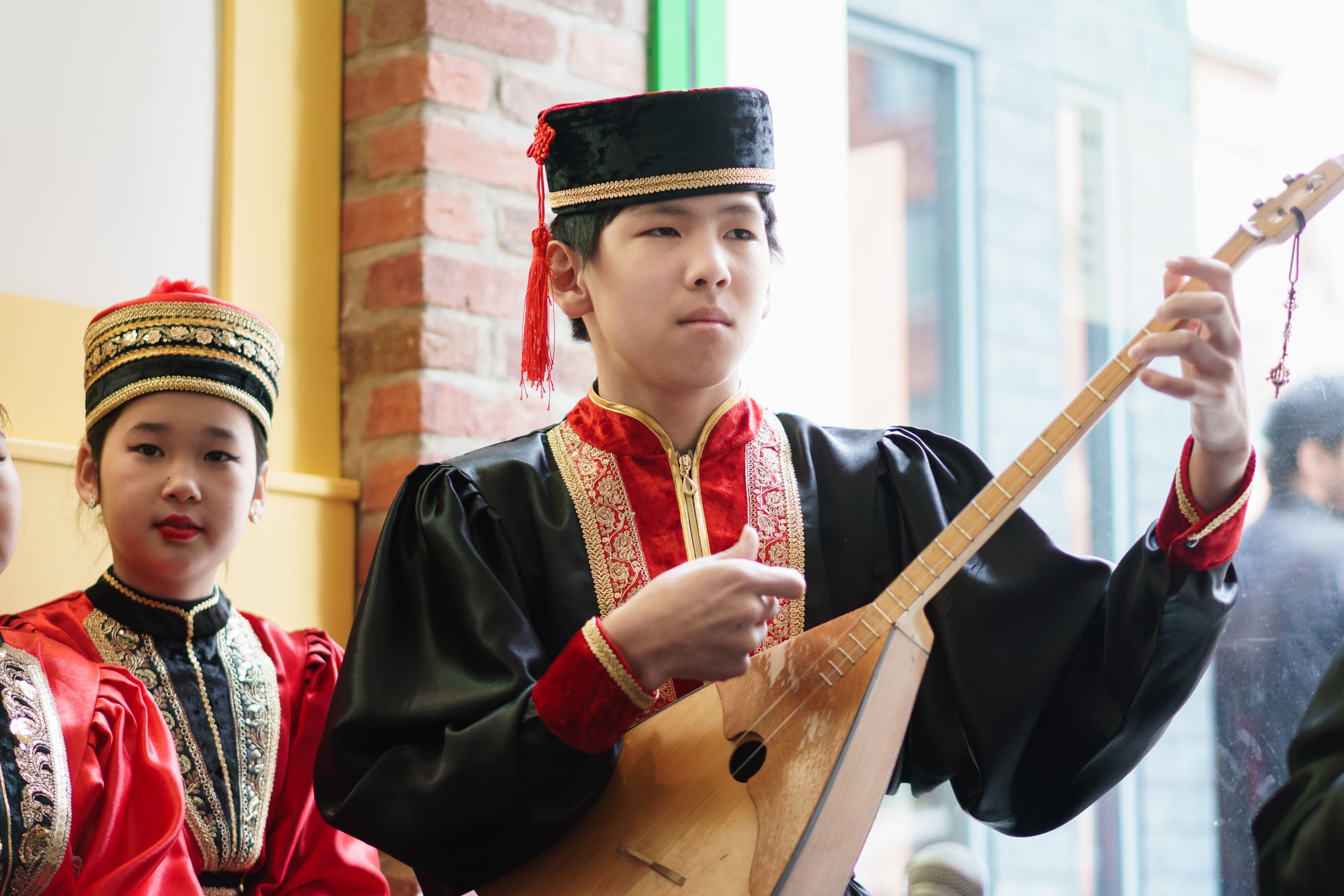 Young dombra players