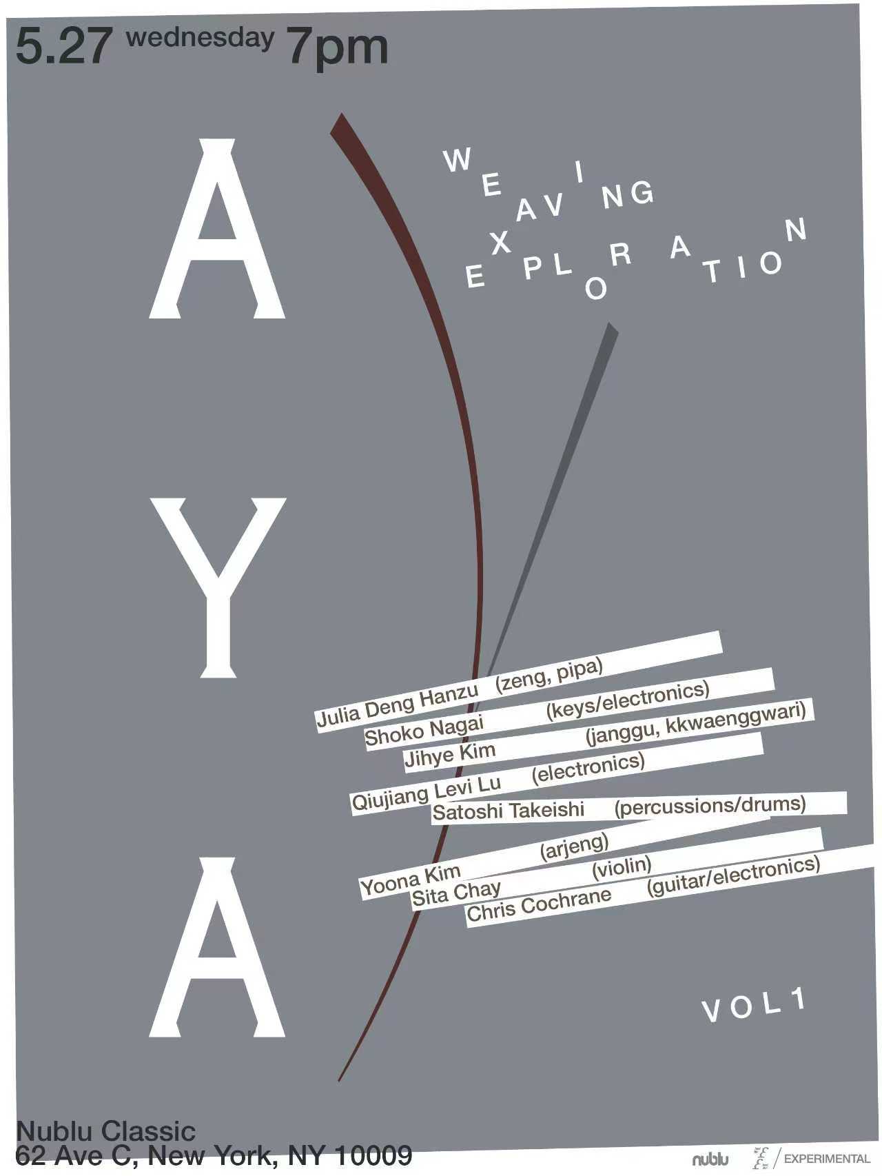 AYA Vol. 1 — Weaving Exploration poster