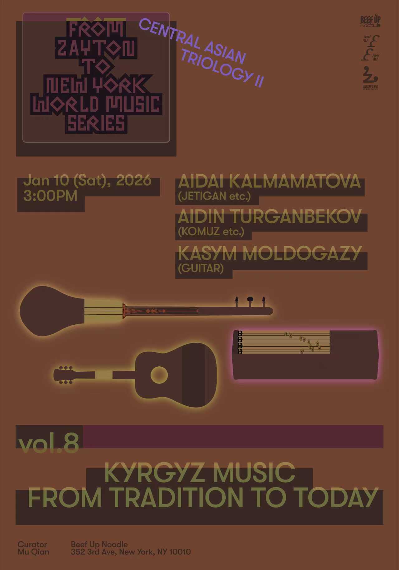 Vol. 8 — Kyrgyz Music from Tradition to Today poster